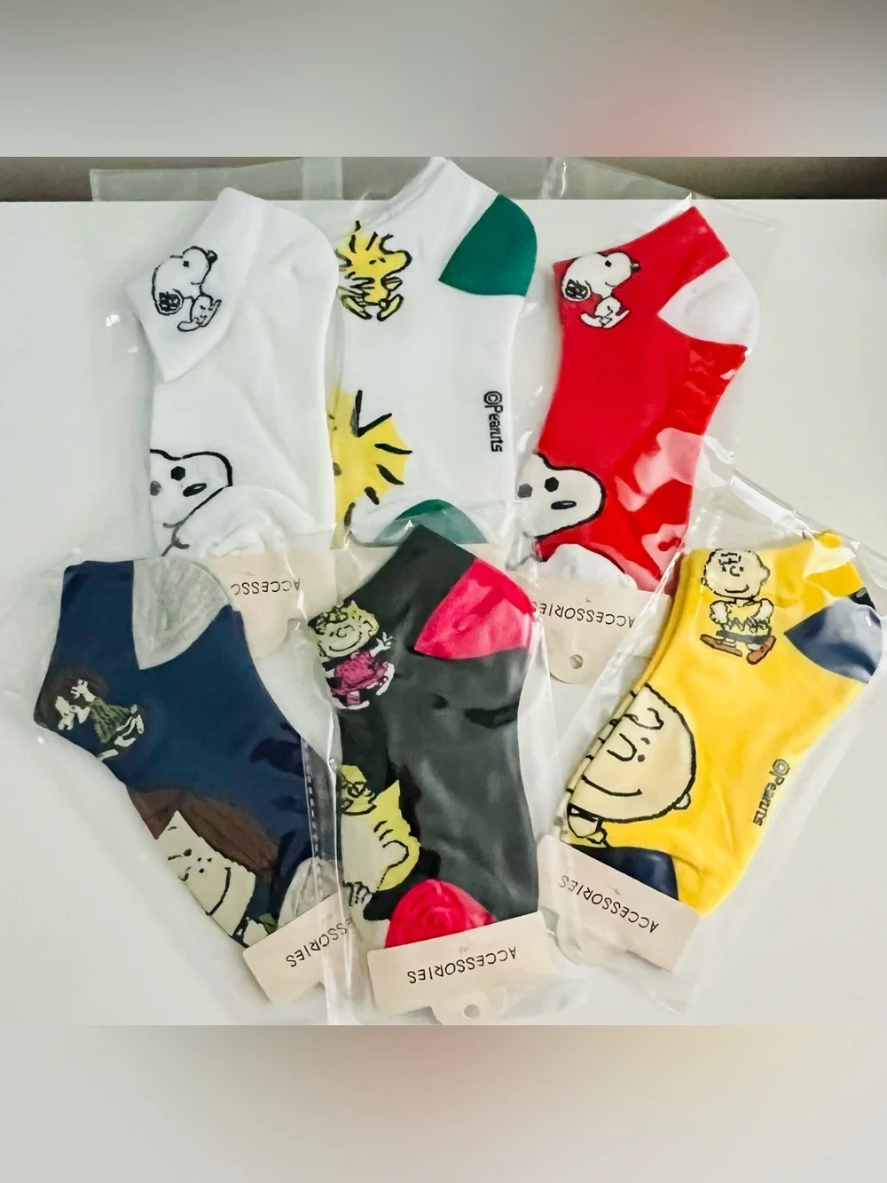 Peanuts Low-Cut Socks - Assorted Colors (6-Pack)